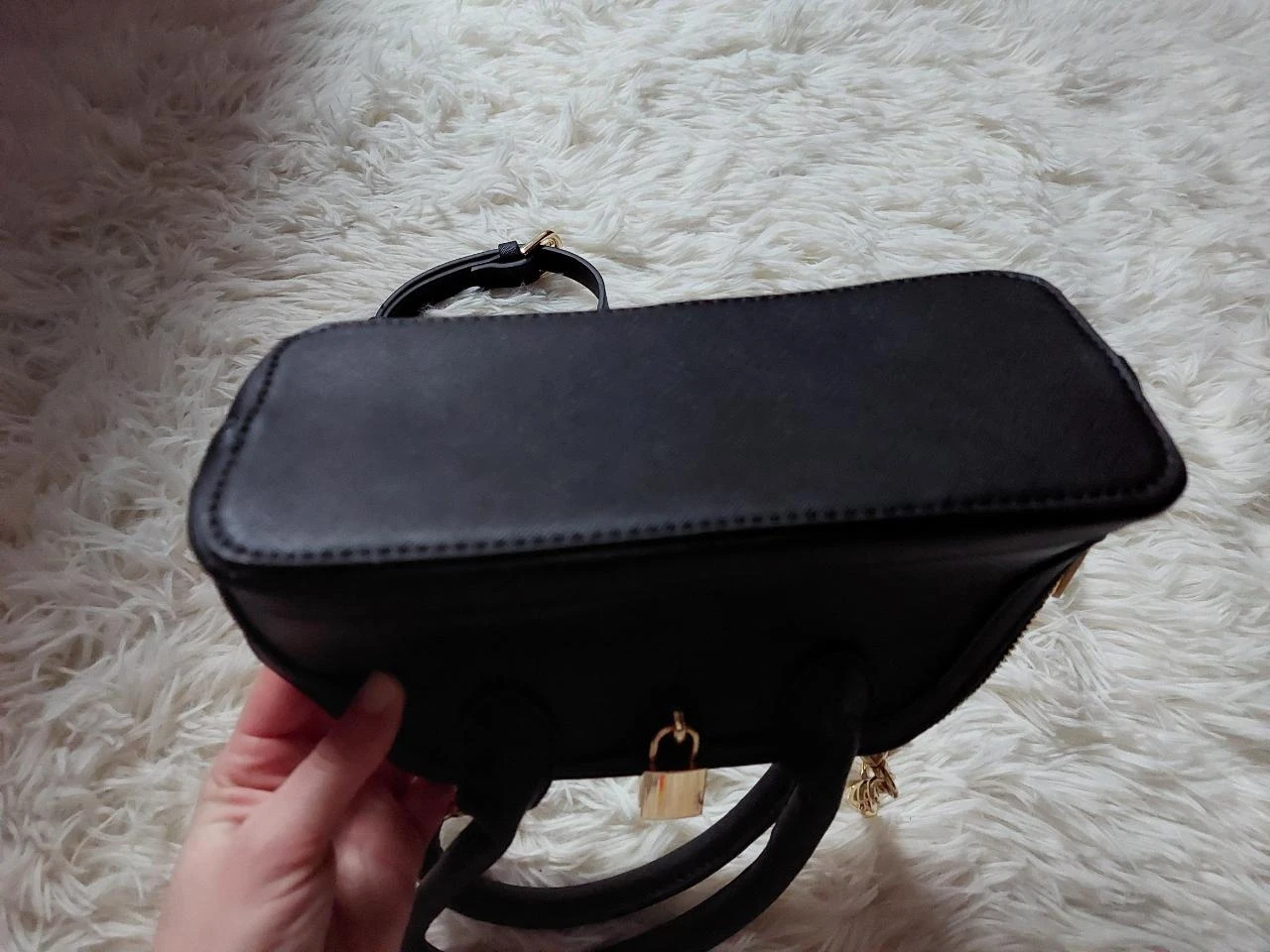 Sac à main Galeries Lafayette noir H14xl20 cm - Neuf – photo 4